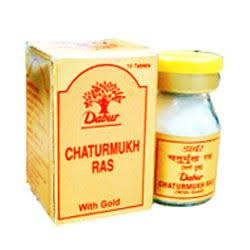 Chaturmukh Ras (Gold) 10 Tabs