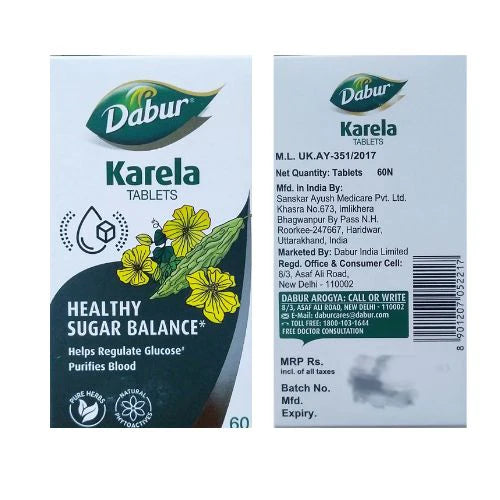 Dabur Pure Herbs Karela 60 Tabs