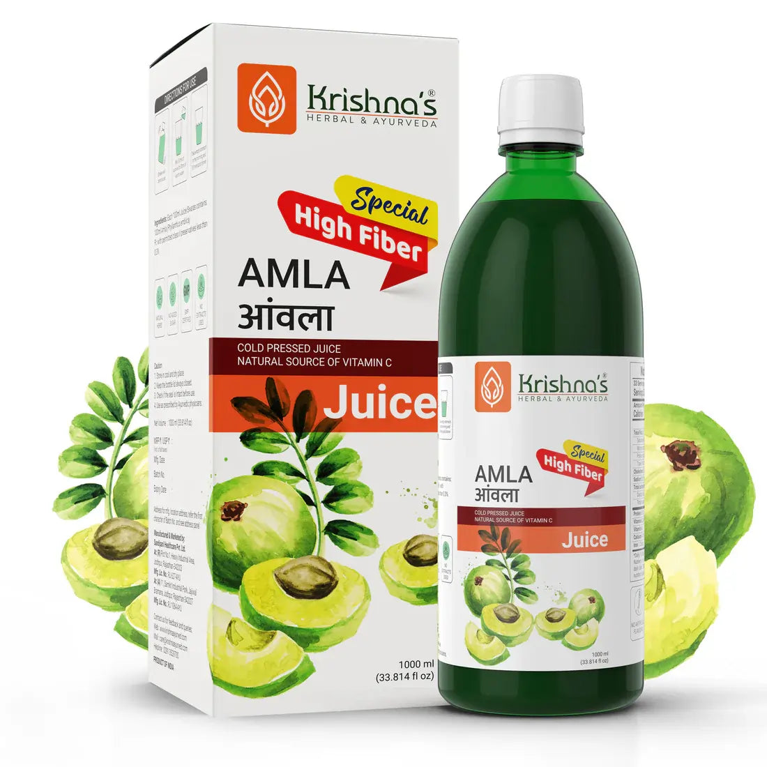 Krishna's Amla Juice Special High Fibre