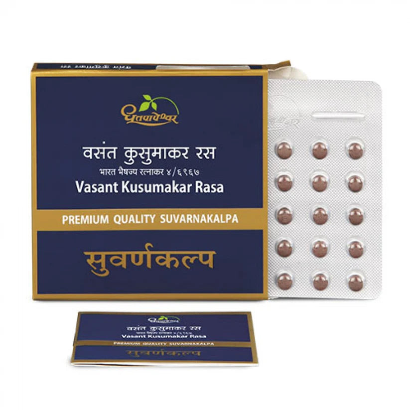 Vasant Kusumakar Rasa (Preimium Quality Suvarnakalpa)