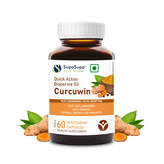 Curcuwin Quick Action Bioperine oil Capsules