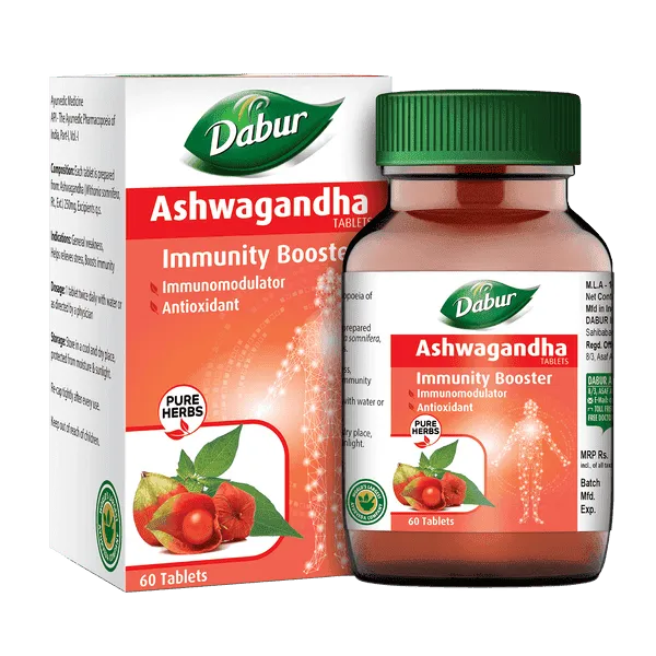Dabur Ashwagandha Tablets 60 Tabs