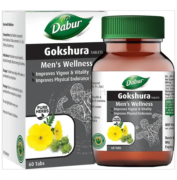 Dabur Pure Herb GokshuraTablets 60 Tabs
