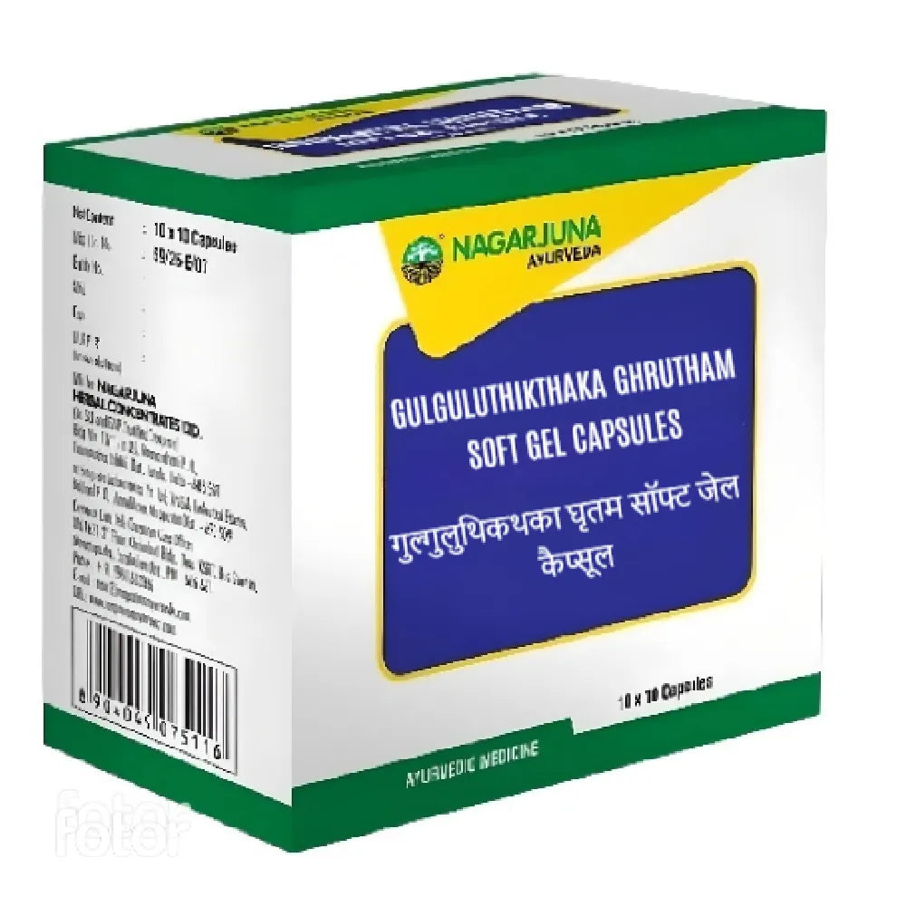 Gulguluthikthaka Ghrutham 41 Avarthy Soft Gel Capsule