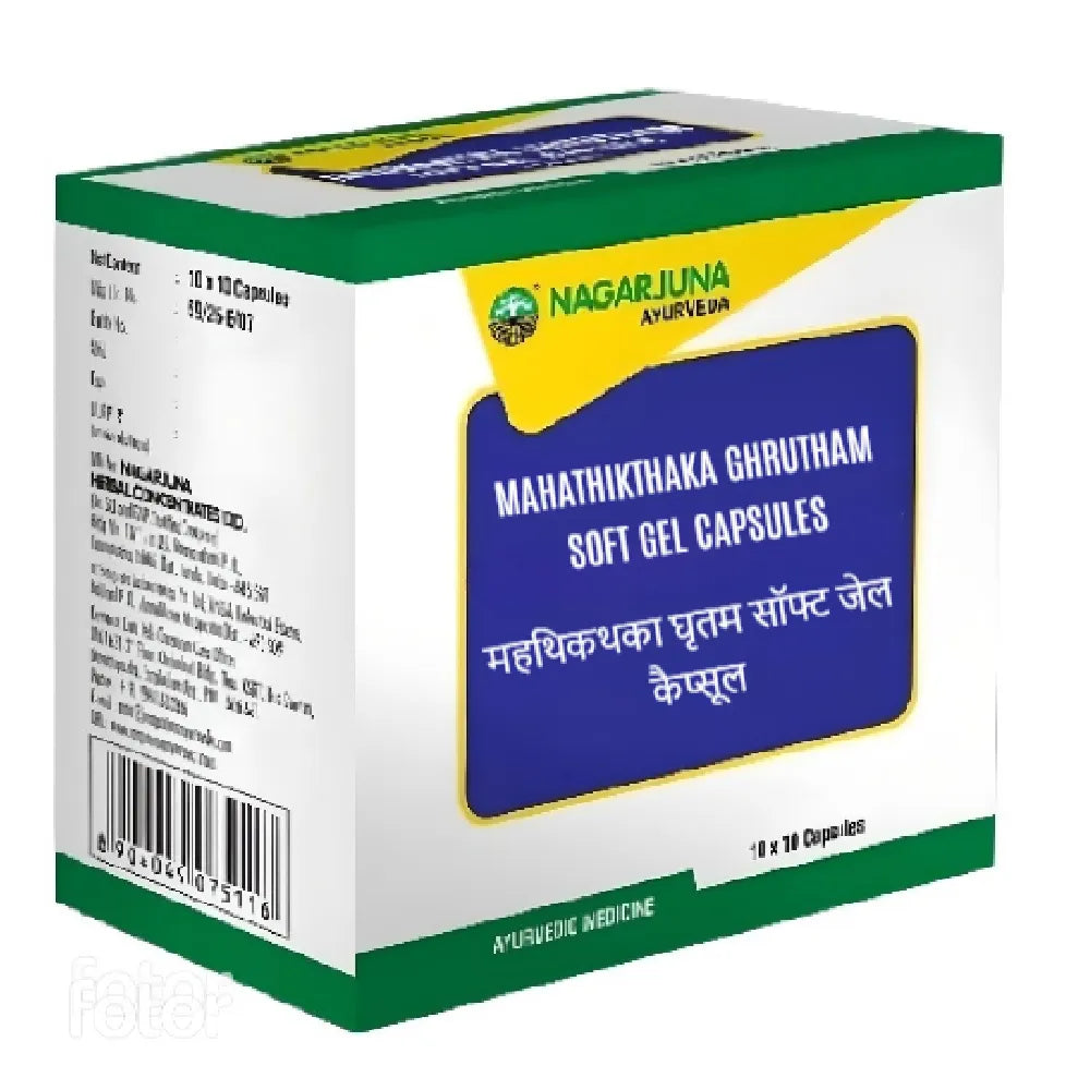 Mahathikthaka Ghrutham 41 Avarthy Soft Gel Capsule