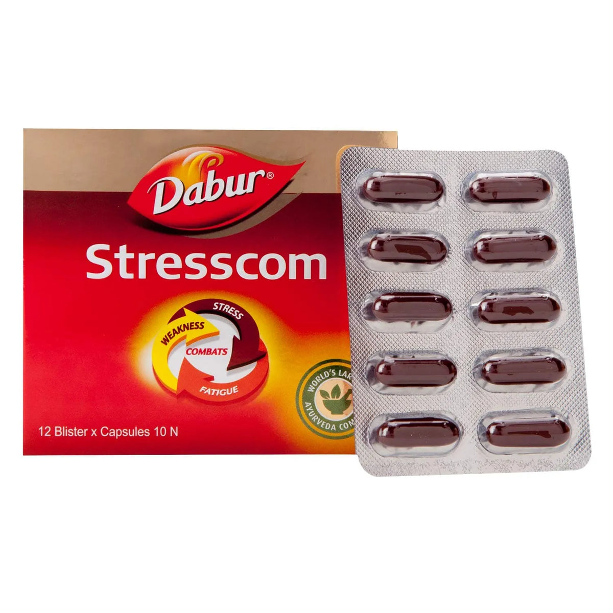 Stresscom 10 caps x 12 strips