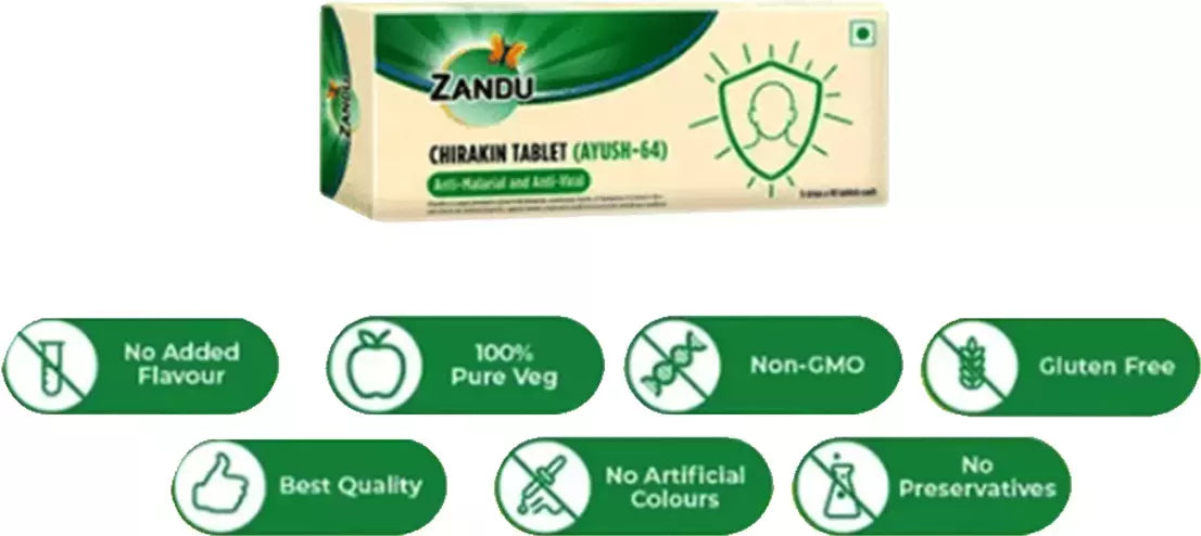 Zandu Chirakin Tablets
